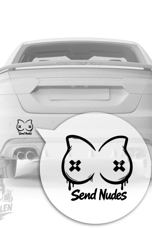 Send Nudes Sticker – scheißfrech, mega provokant und absolut unvergesslich