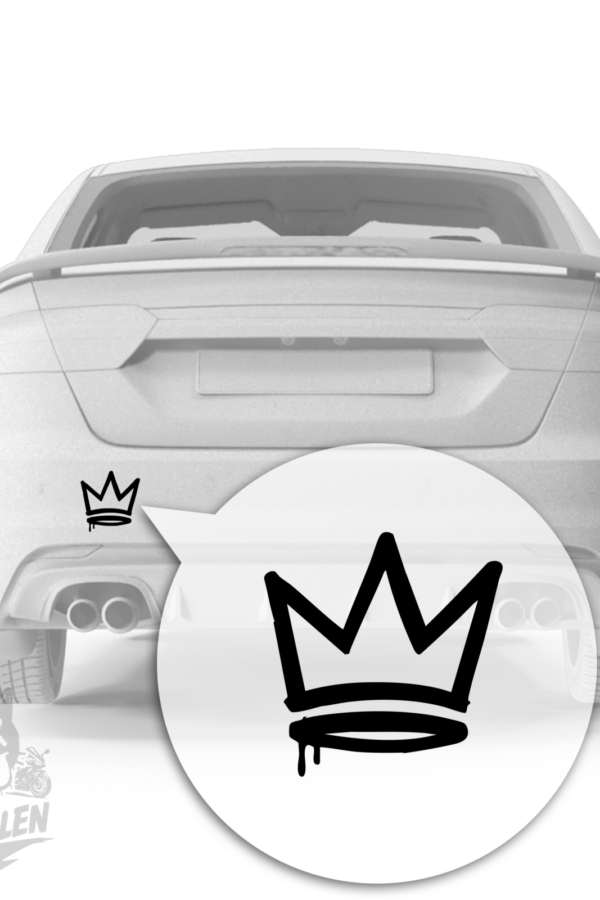 Street Crown – Dripping King Vinyl Sticker