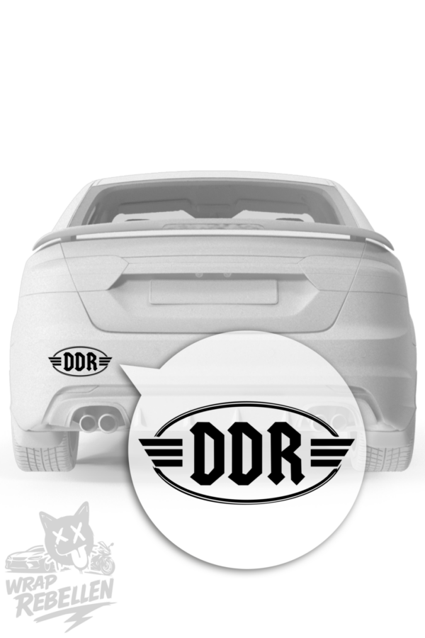 DDR Wing Sticker – Vintage Ostalgie Aufkleber mit Flügel Design