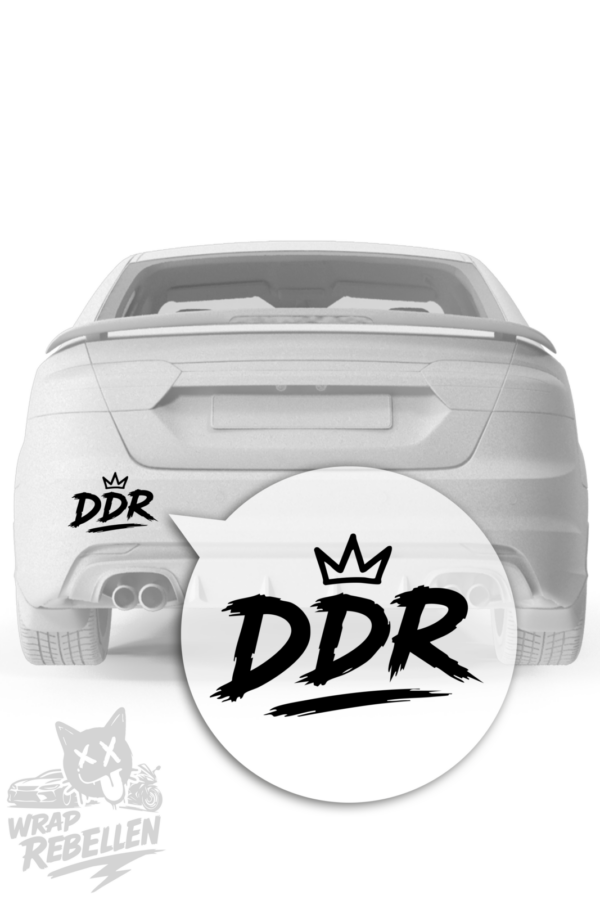 DDR Crown Sticker – Königlicher Ostalgie Aufkleber im Streetstyle
