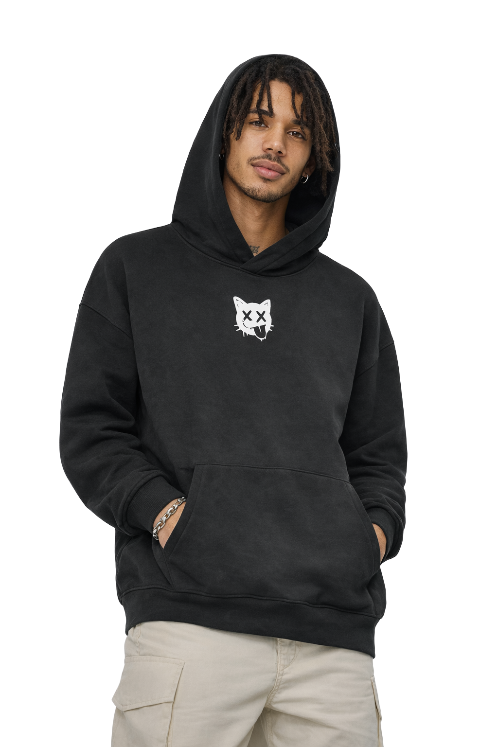 Wrapcat Premium Hoodie – frech, laut, kompromisslos Streetwear – Bild 2