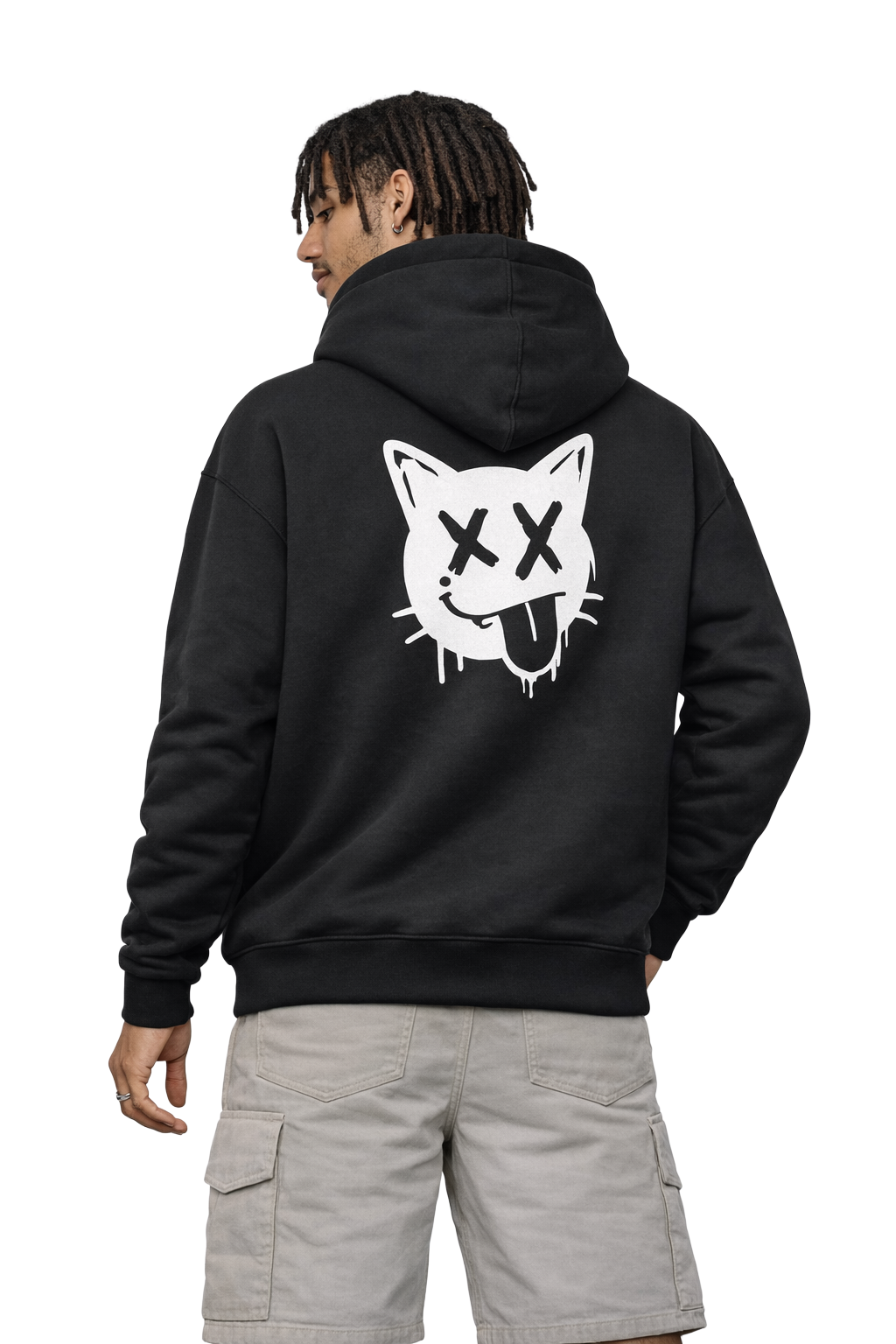 Wrapcat Premium Zipper Hoodie – frech, laut, kompromisslos Streetwear – Bild 2
