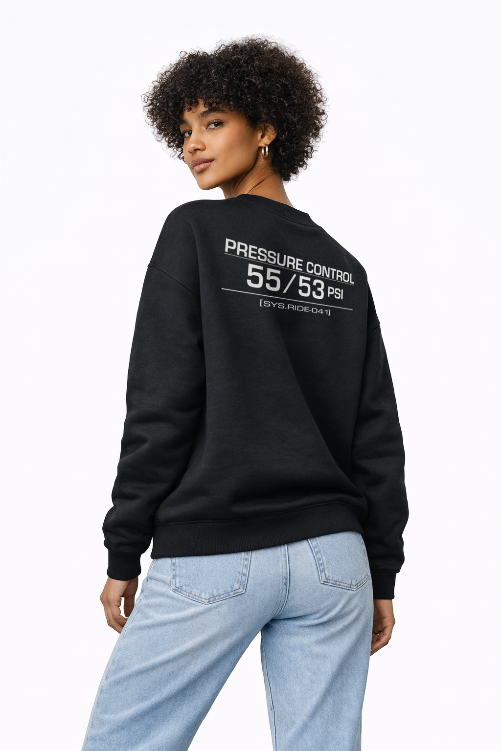 AIR UNIT Oversize Sweetshirt – Pressure Control 55/53 PSI | Airride Streetwear – Bild 7