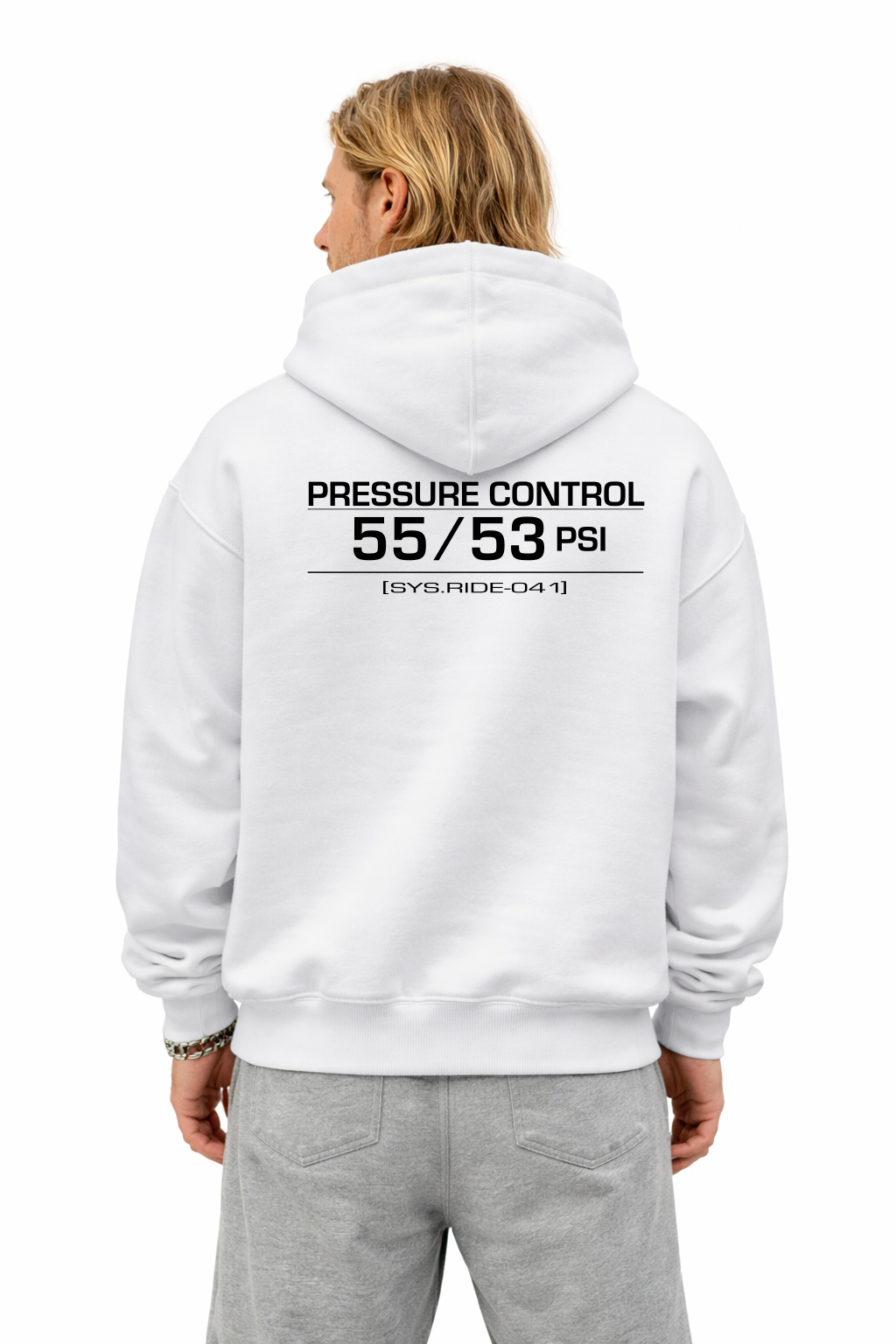 AIR UNIT Oversize Hoodie – Pressure Control 55/53 PSI | Airride Streetwear – Bild 2