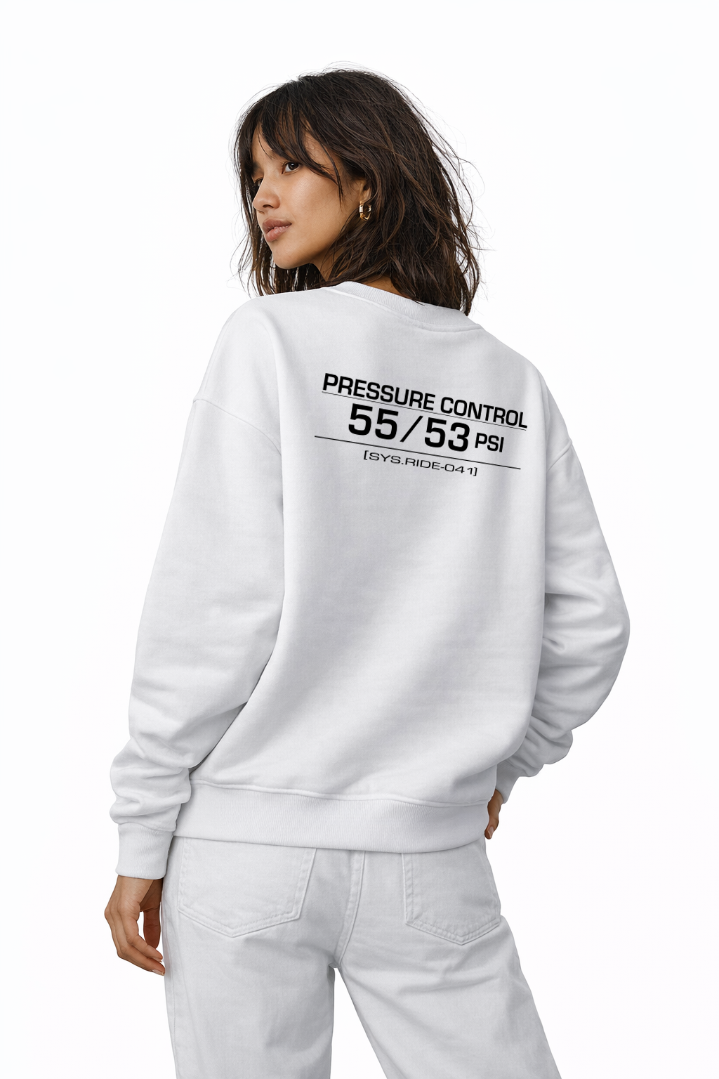 AIR UNIT Oversize Sweetshirt – Pressure Control 55/53 PSI | Airride Streetwear – Bild 4