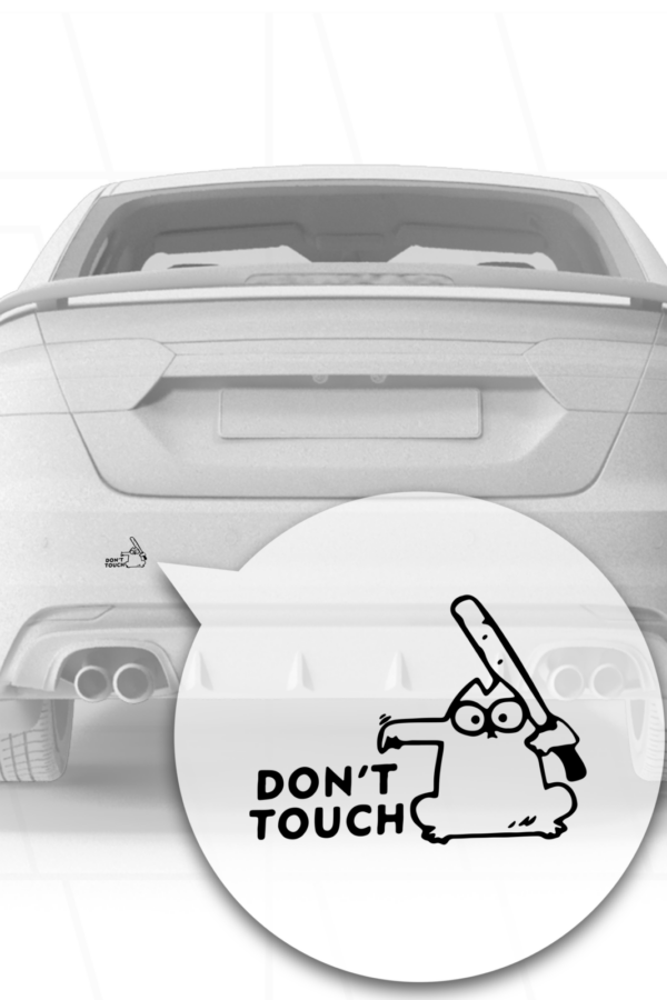 Kfz – Sticker | Don´t Touch! Cat