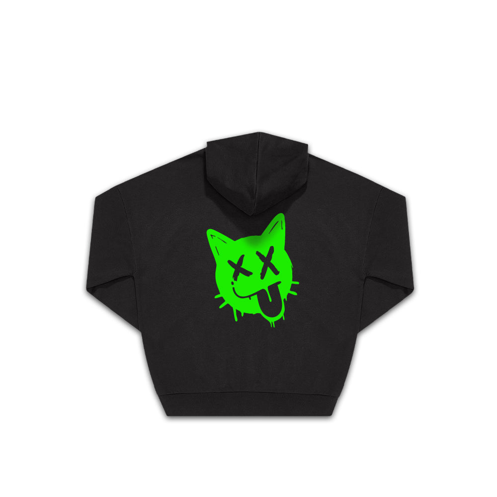 Wrapcat Premium Zipper Hoodie – frech, laut, kompromisslos Streetwear – Bild 6