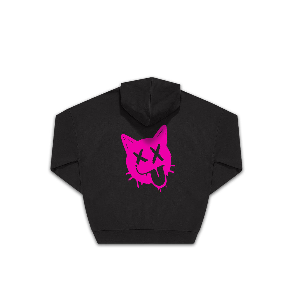 Wrapcat Premium Zipper Hoodie – frech, laut, kompromisslos Streetwear – Bild 8